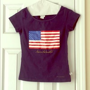 XOXO Patriotic Flag T size small